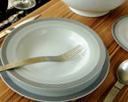 Dinner set - Silver liner (28pcs)