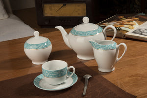 Tea Set - Athen Turquoise (17pcs)