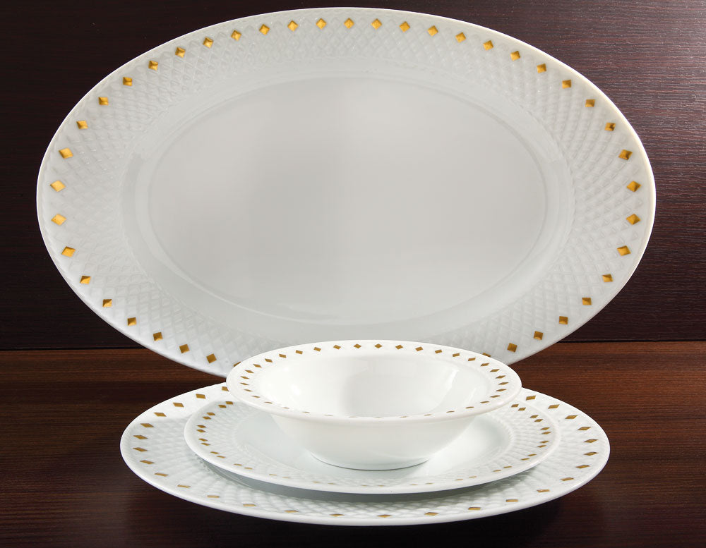 Dinner Set - Golden Diamond ( 28 pcs )