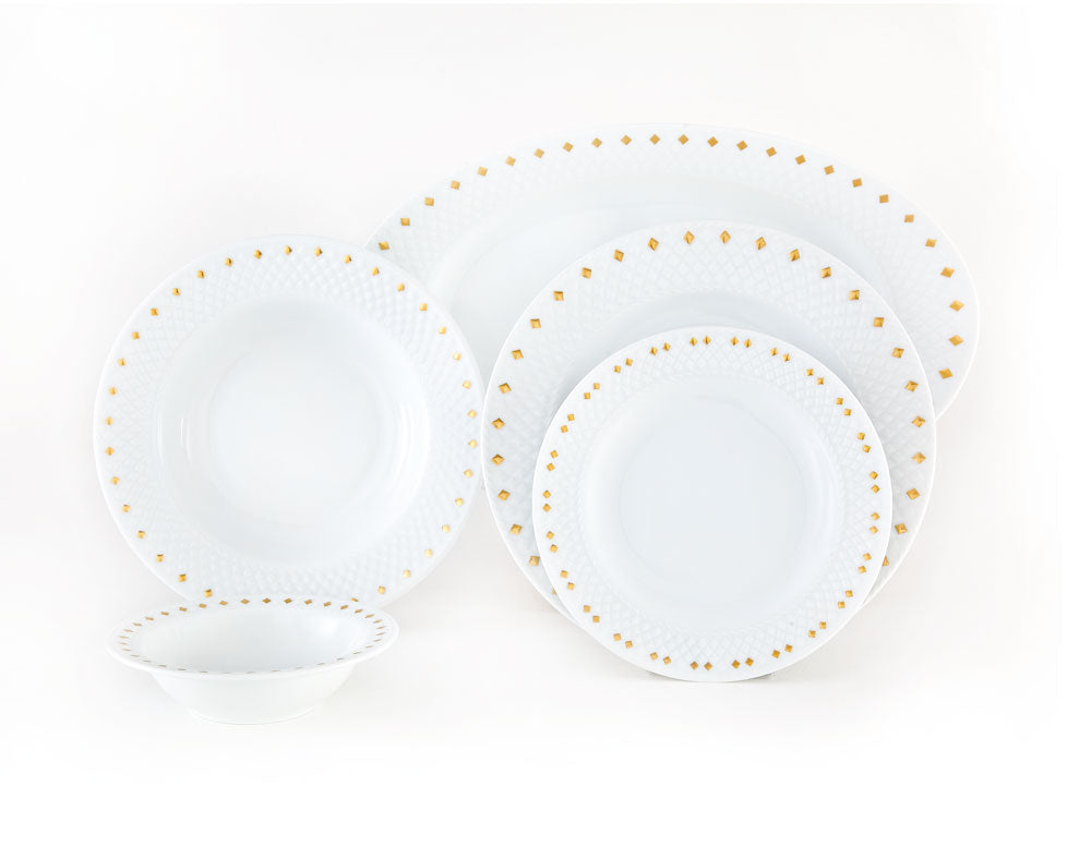 Dinner Set - Golden Diamond ( 28 pcs )