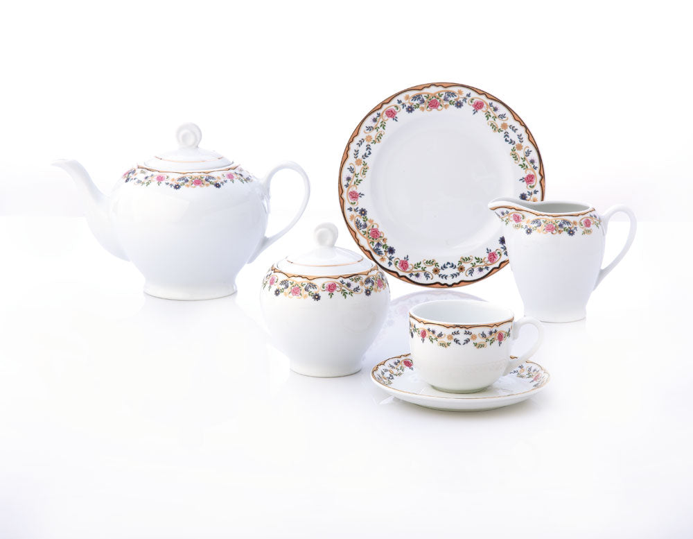 Dinner Set - Golden Spring  (17 pcs)