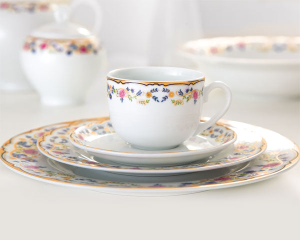 Dinner Set - Golden Spring  (17 pcs)
