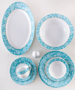 Dinner set - Sarvin Turquoise (28pcs)