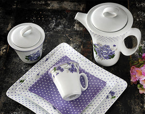 Dinner set - Violet Jasmin (29pcs)