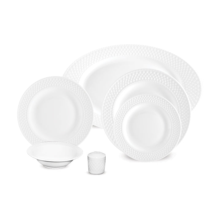 Dinner set - Shahrzad Petite white (35pcs)