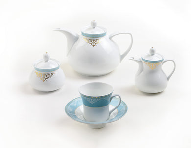 Tea Set - Armitage Turquoise (18pcs)